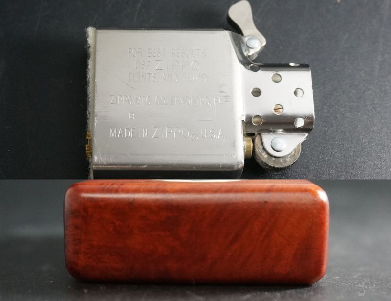 画像: zippo LANCIA(ランチア） ウッド 1996年製造