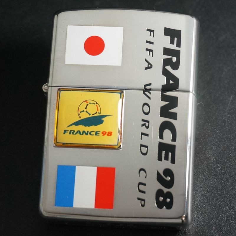 画像1: zippo FIFA WORLD CUP FRANCE98 ロゴマークメタル