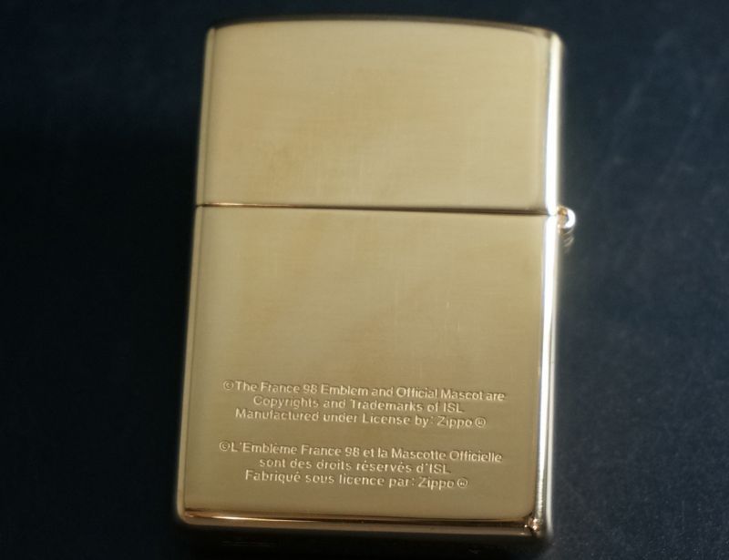 画像: zippo FIFA WORLD CUP FRANCE98 #254B メタル貼り 1998年製造