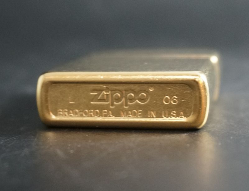 画像: zippo #207G ゴールド・ダスト 2006年製造