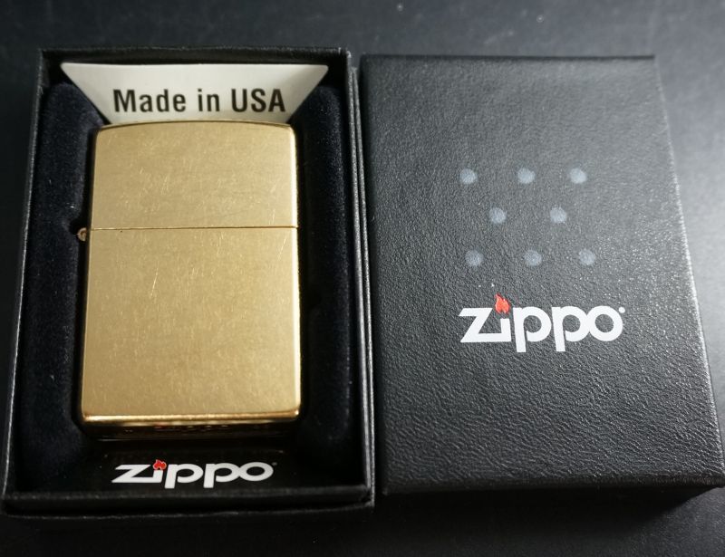 画像: zippo #207G ゴールド・ダスト 2006年製造