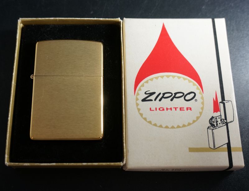 画像: zippo #204B ブラッシュ・ブラス 1977年製造