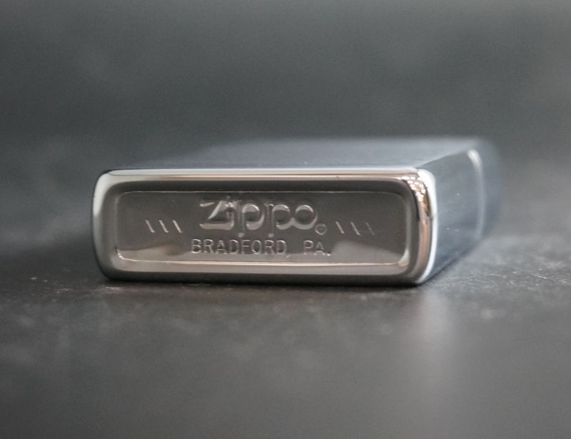 画像: zippo #200 ブラッシュ・クローム　1984年製造