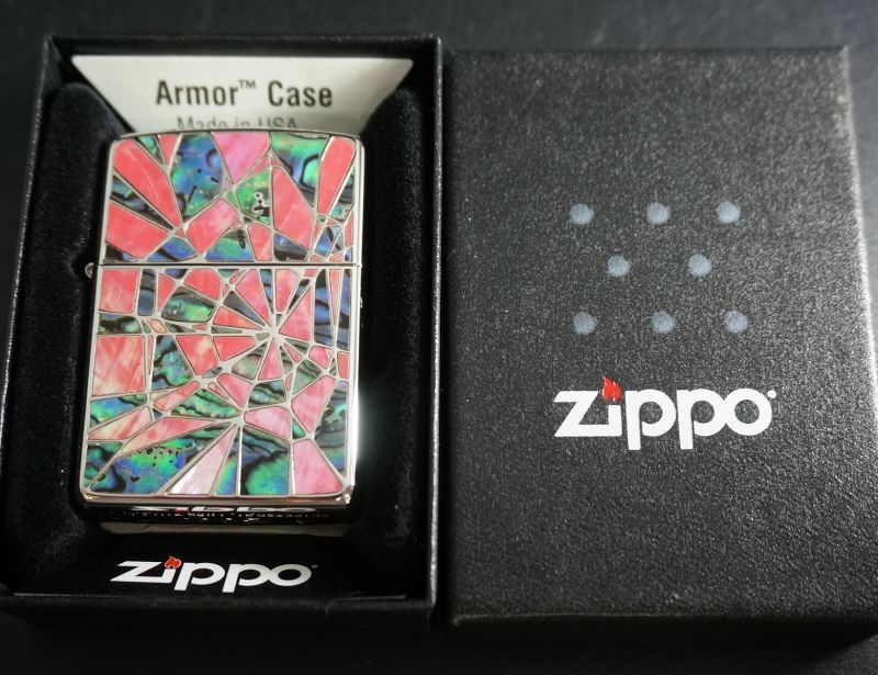 画像: zippo ARMOR シェルクラッシュ GR/PK