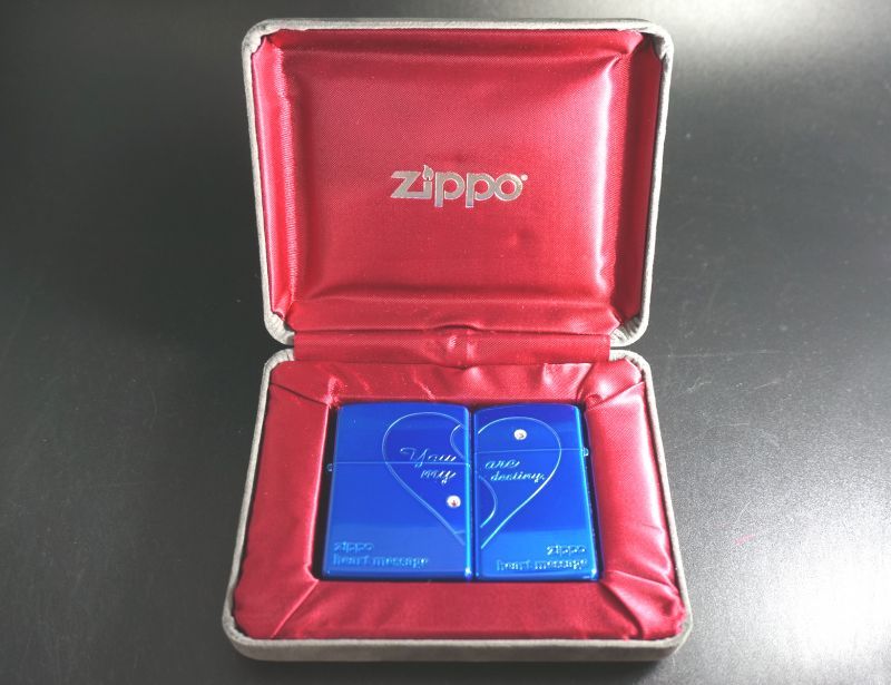 画像: zippo ペア ハートメッセージ