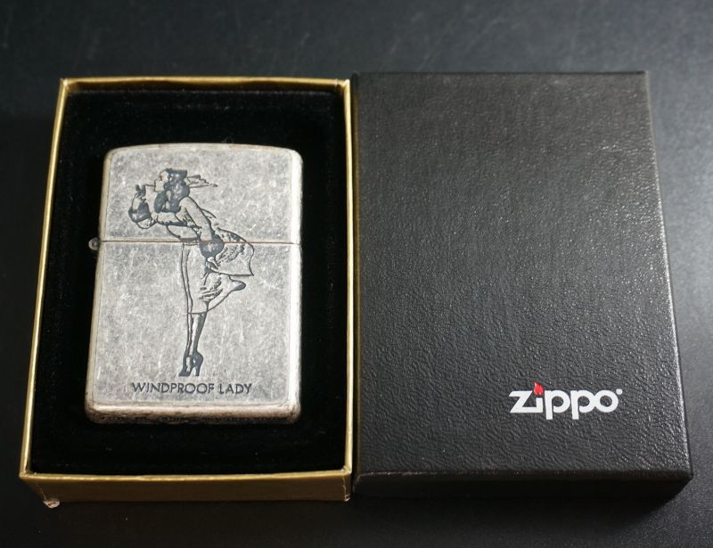 画像: zippo WINDY バレル加工 1993年製造