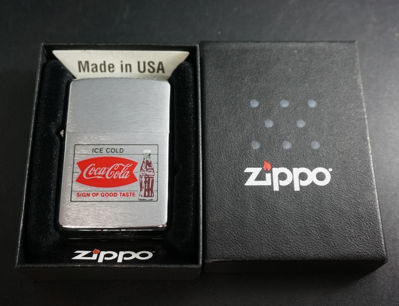 画像: zippo Coca-Cola ロゴ＆瓶 1981年製造