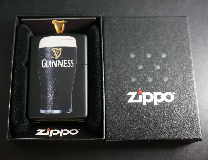 画像: zippo ギネスビール　カラーマット#218　2018年製造