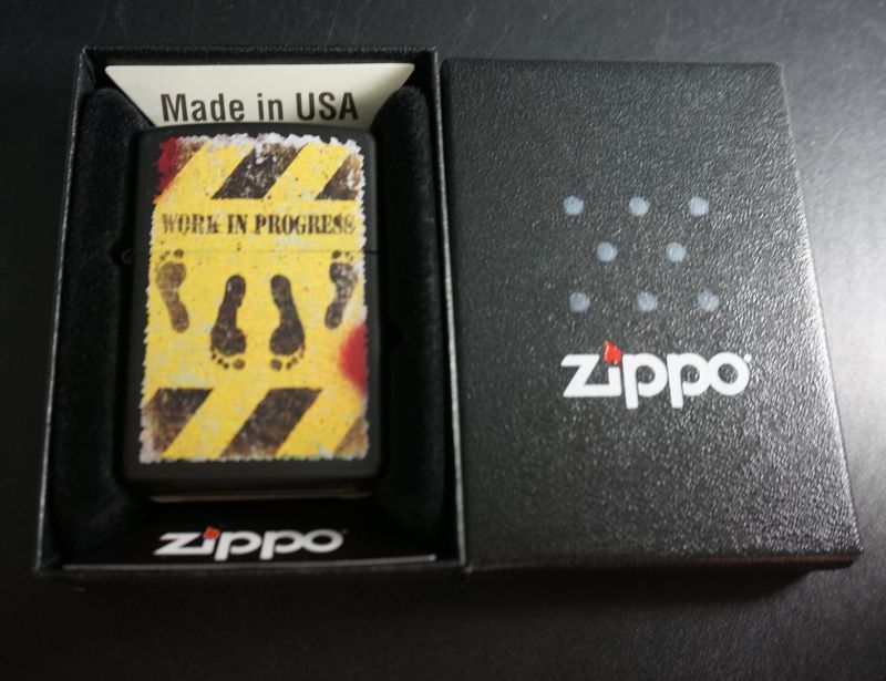 画像: zippo 「WORK IN PRGRESS」　2018年製造