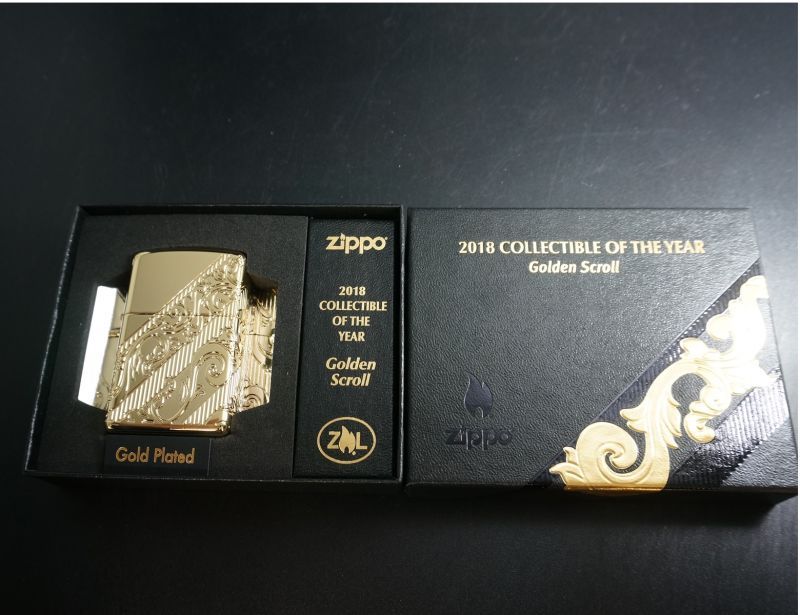 画像: zippo Gold Plated 世界限定12000個　シリアルナンバー入