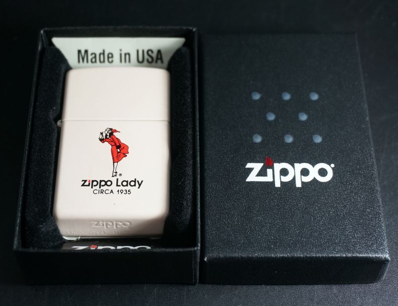 画像: zippo WINDY　マット　アイボリー　汚れあり　1997年製造
