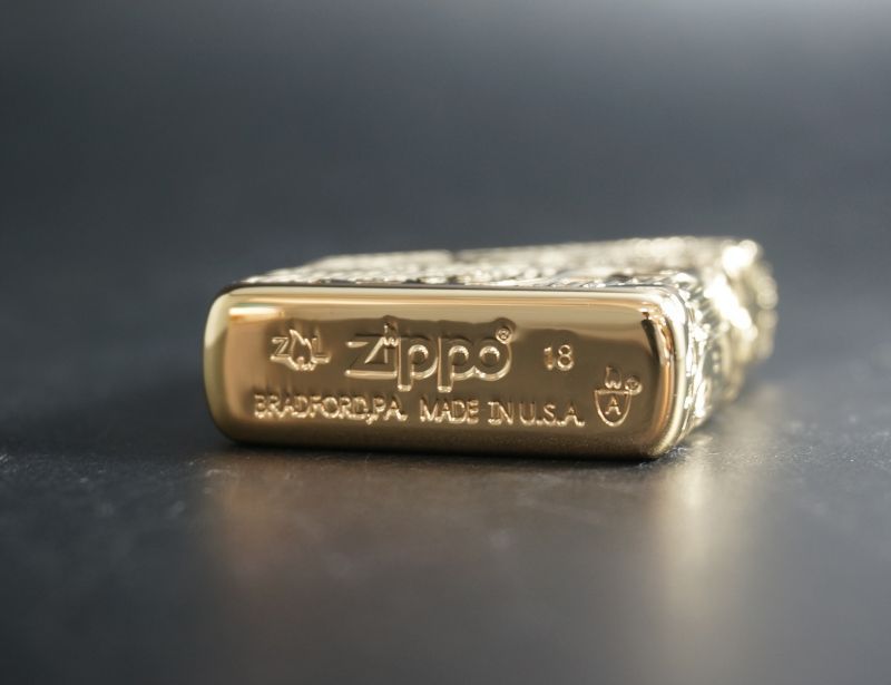 画像: zippo Gold Plated 世界限定12000個　シリアルナンバー入