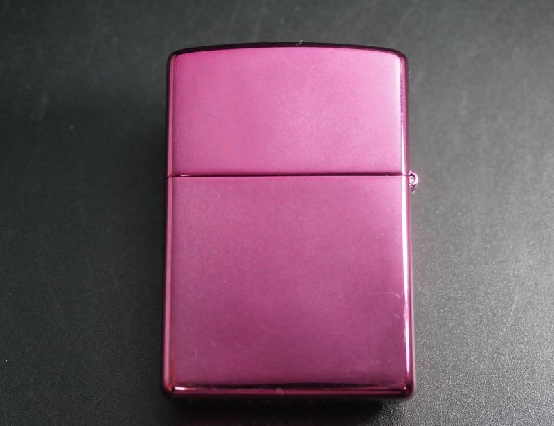 画像: zippo WINDY　鏡面加工　ピンク　キズ有　2001年製造