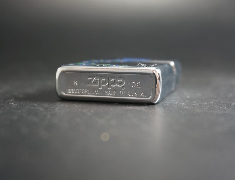 画像: zippo windy 花　2002年製造