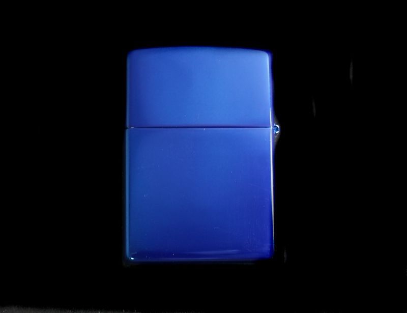 画像: zippo WINDY　鏡面加工　ブルー　　2002年製造