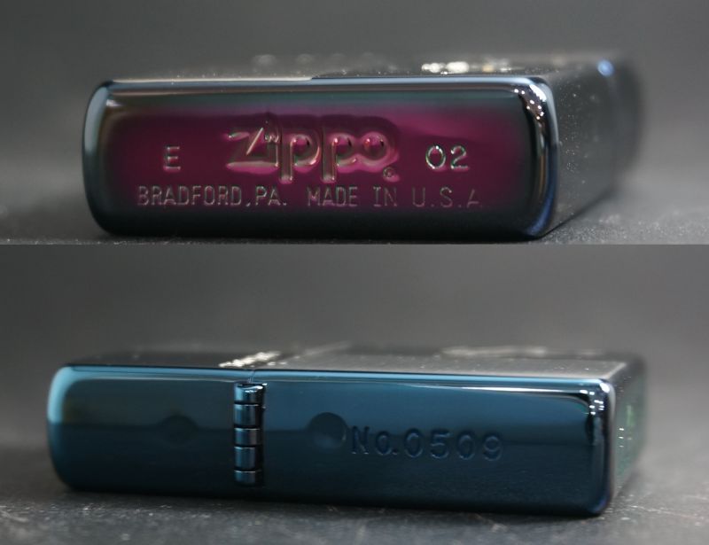 画像: zippo WINDY コンビチタン　2002年製造