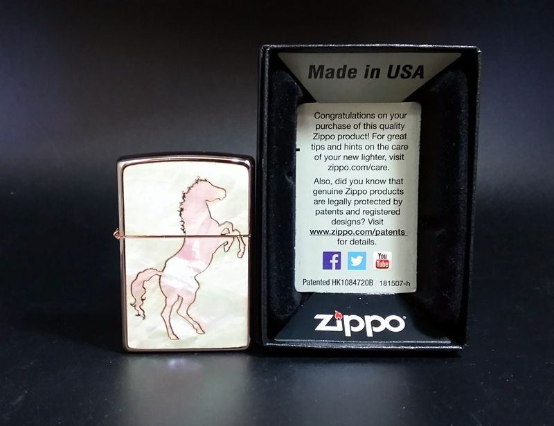 画像: zippo シェルインレイ