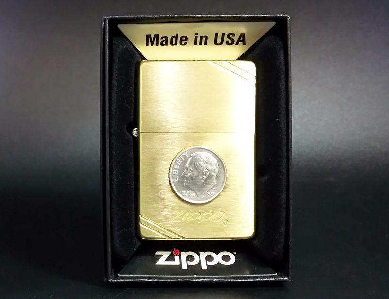 画像: zippo ヴィンテージ ブラス 1993年製造