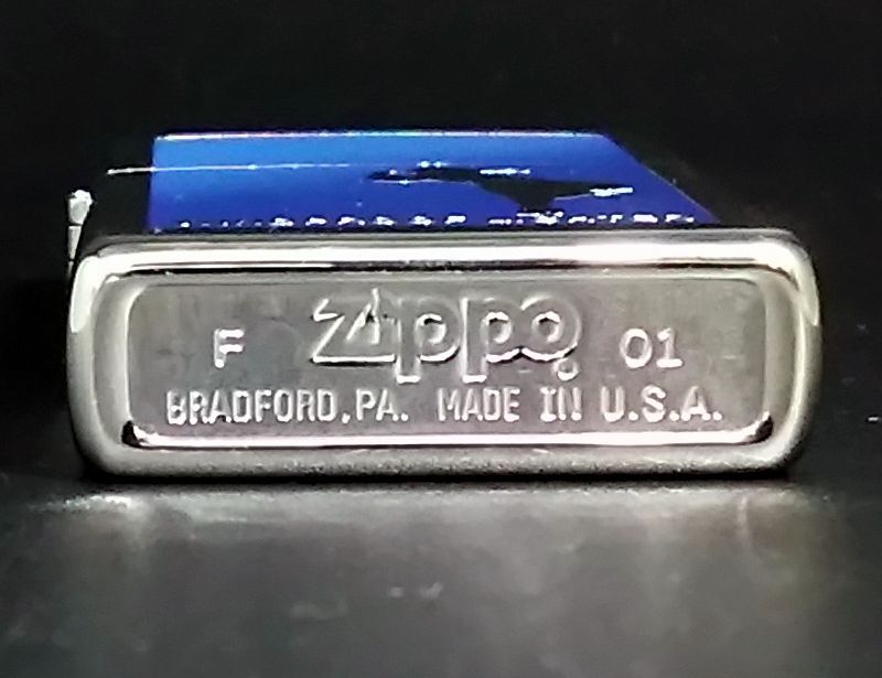 画像: zippo WINDY 浮き上がり柄 シルバーメッキ 2001年製造