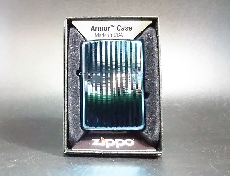 画像: zippo ARMOR チタンコーティング 2017年製造