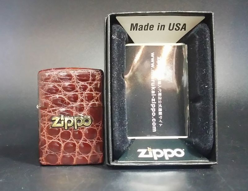 画像: zippo ワニ革 2005年製造