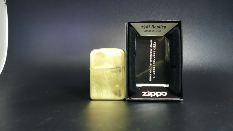 画像: zippo 1941レプリカ 真鍮メッキユーズド仕上げ 2016年製造