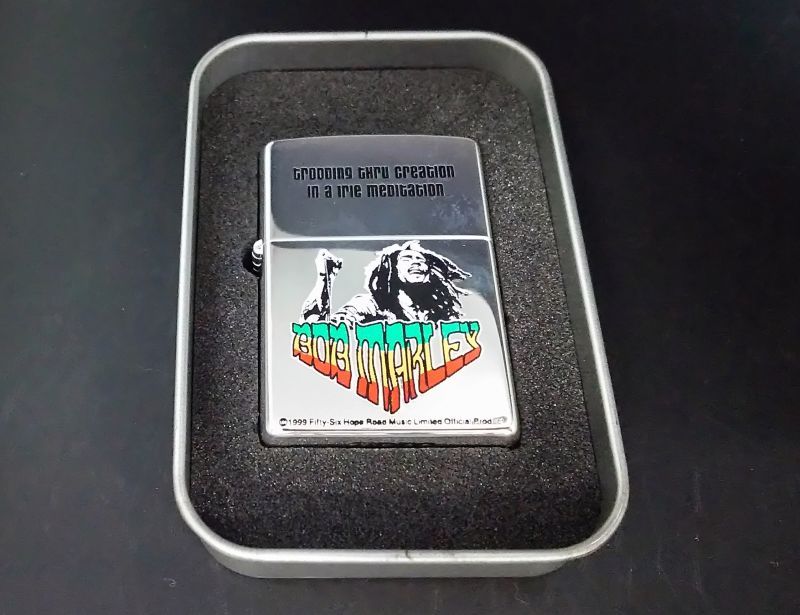 画像: zippo ボブ・マーリー (Bob Marley) 限定版 No.0139 1999年製造