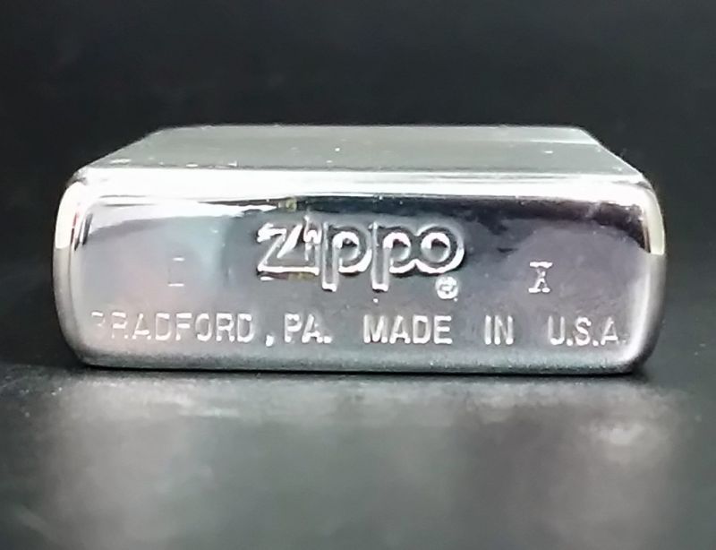 画像: zippo WINDY シルバーメッキ エッチング 1994年製造