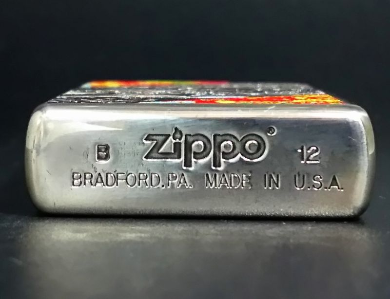 画像: zippo エッチング サイドプリント 2012年製造