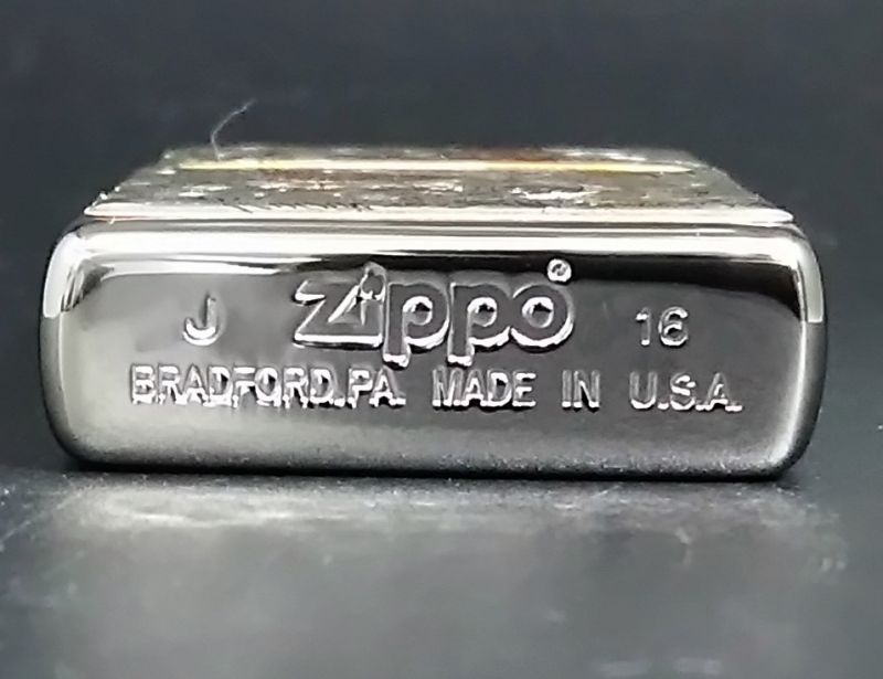 画像: zippo 電鋳板 金魚 2016年製造
