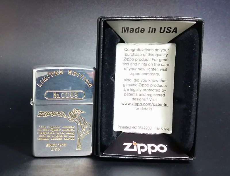 画像: zippo WINDY 限定版 No.0059 1999年製造