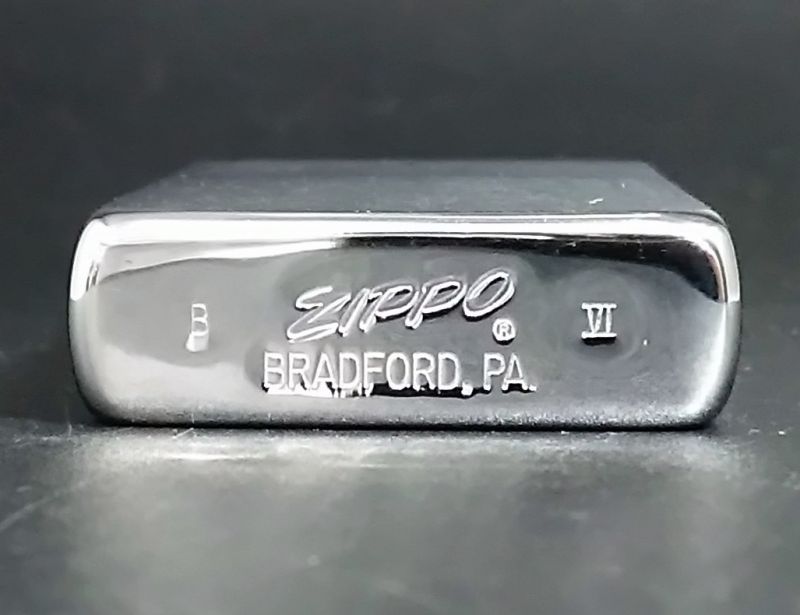 画像: zippo #200 ブラッシュクローム 1990年製造