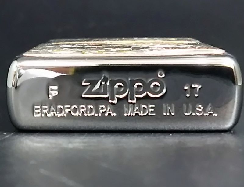 画像: zippo 電鋳板 ドラゴン 2017年製造