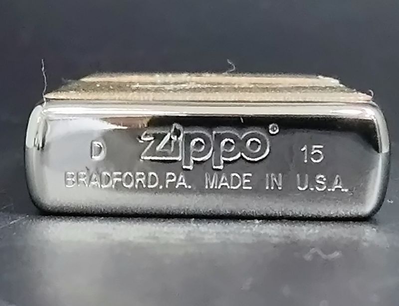 画像: zippo 電鋳板 鶴富士 2015年製造