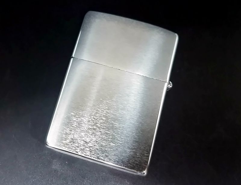 画像: zippo #200 ブラッシュ・クローム 1989年製造