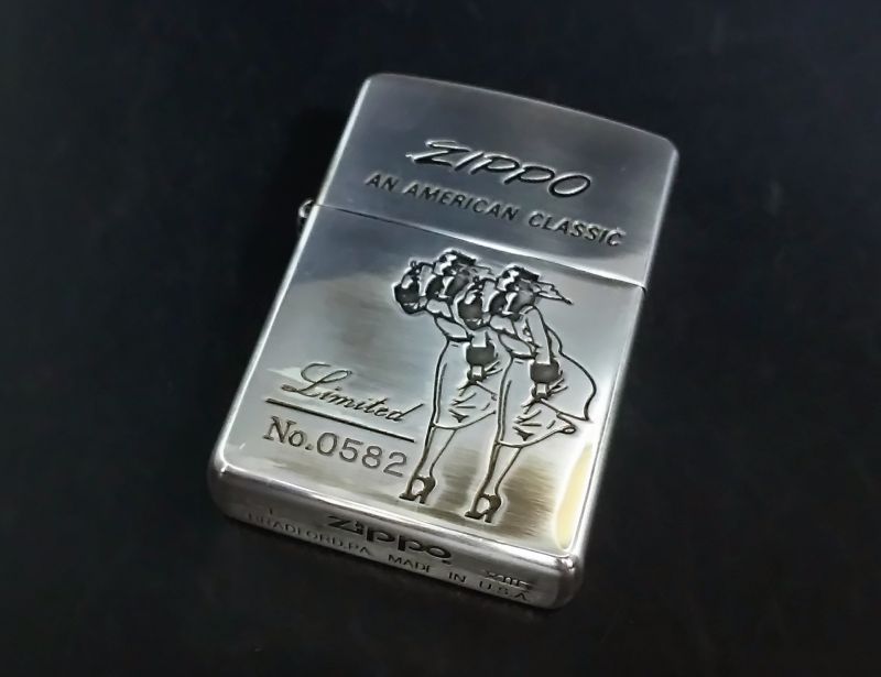 画像: zippo WINDY 限定版 No.0582 1997年製造 プレート付き