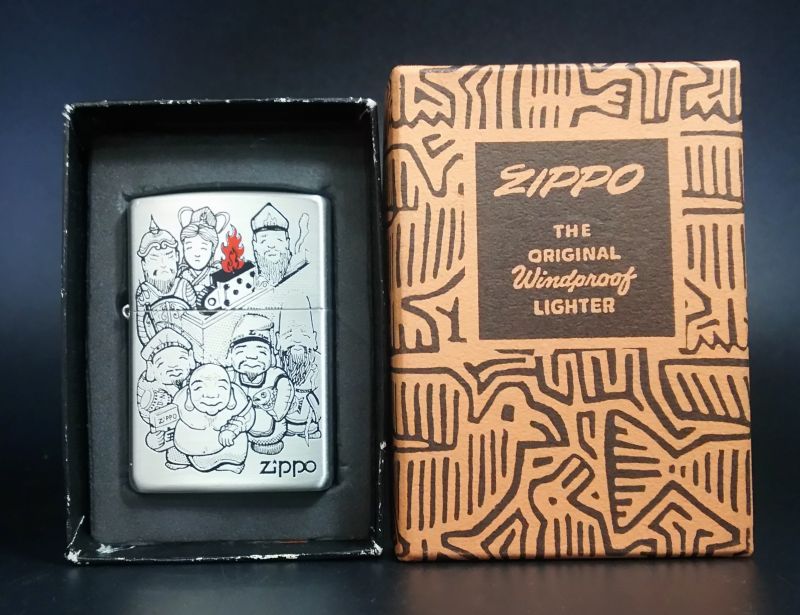 画像: zippo 七福神 1996年製造