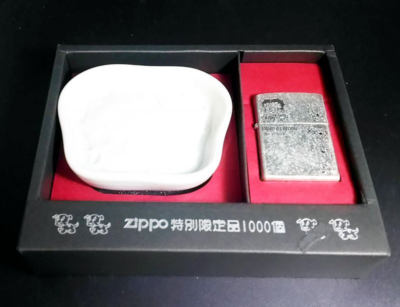 画像: zippo ベティ・ブープ 特別限定品 No.0960 灰皿付き 箱破れアリ 1997年製造