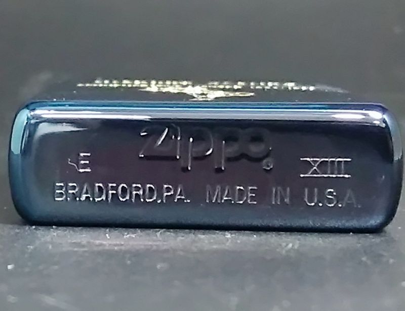 画像: zippo WINDY ブルーチタン 1997年製造