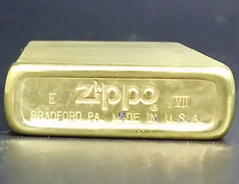 画像: zippo 真鍮無垢 1991年製造