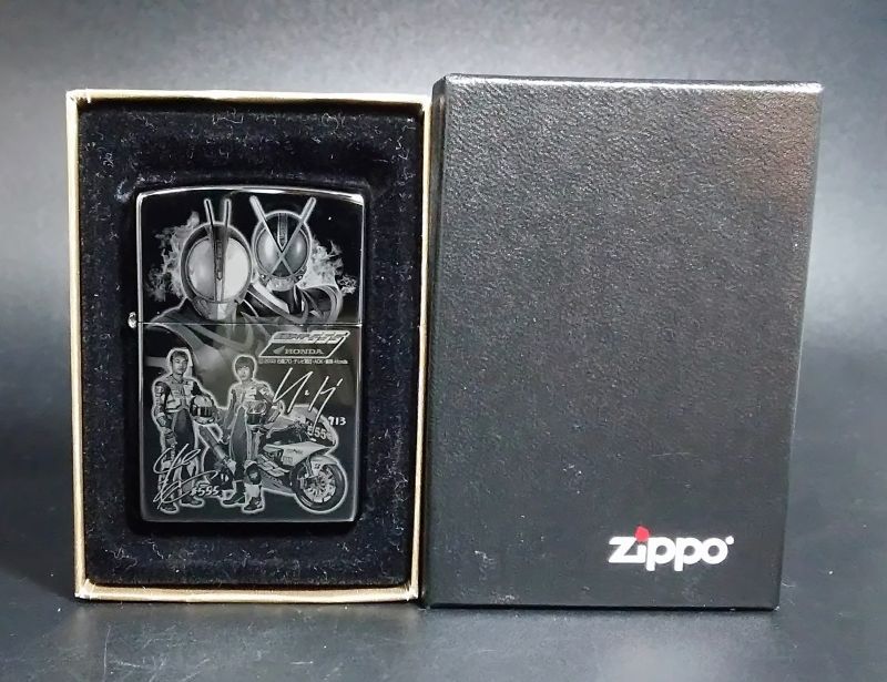画像: zippo 仮面ライダー555 HONDA 2002年製造