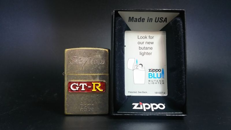 画像: zippo Skyline GT-R メッキムラ有 1996年製造