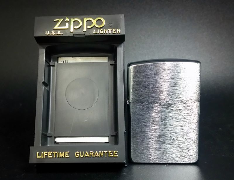 画像: zippo #200 ブラッシュクローム 1995年製造