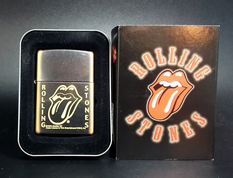 画像: zippo ローリングストーンズ キズ有 2005年製造