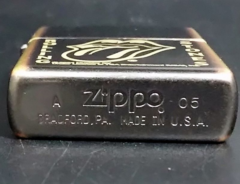 画像: zippo ローリングストーンズ キズ有 2005年製造