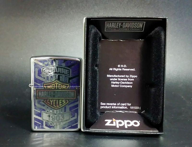 画像: zippo HARLEY-DAVIDSON 2018年製造