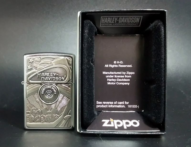 画像: zippo HARLEY-DAVIDSON 2018年製造