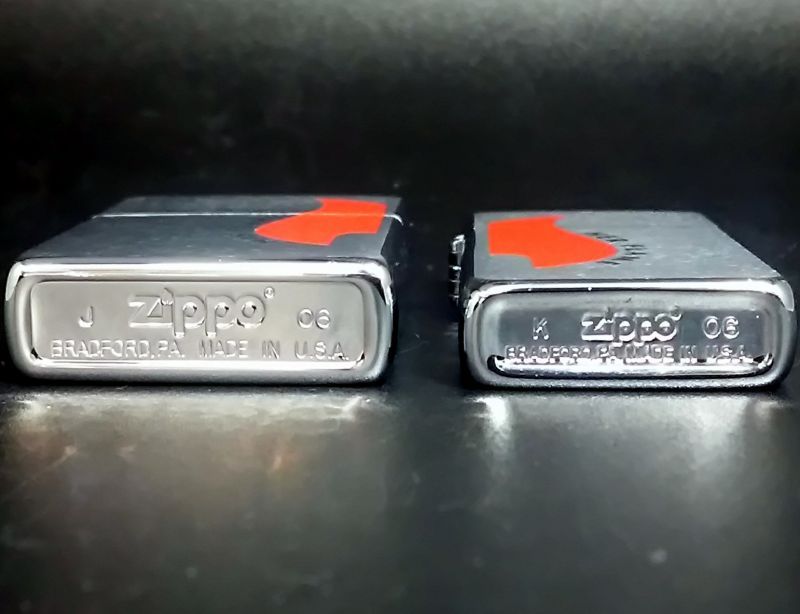 画像: zippo 炎ペア 2006年製造