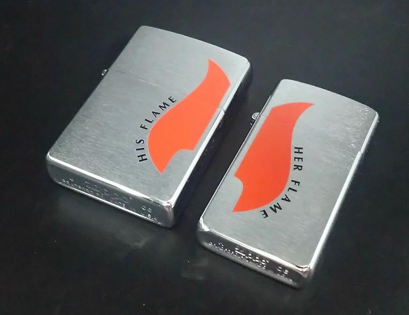 画像: zippo 炎ペア 2006年製造