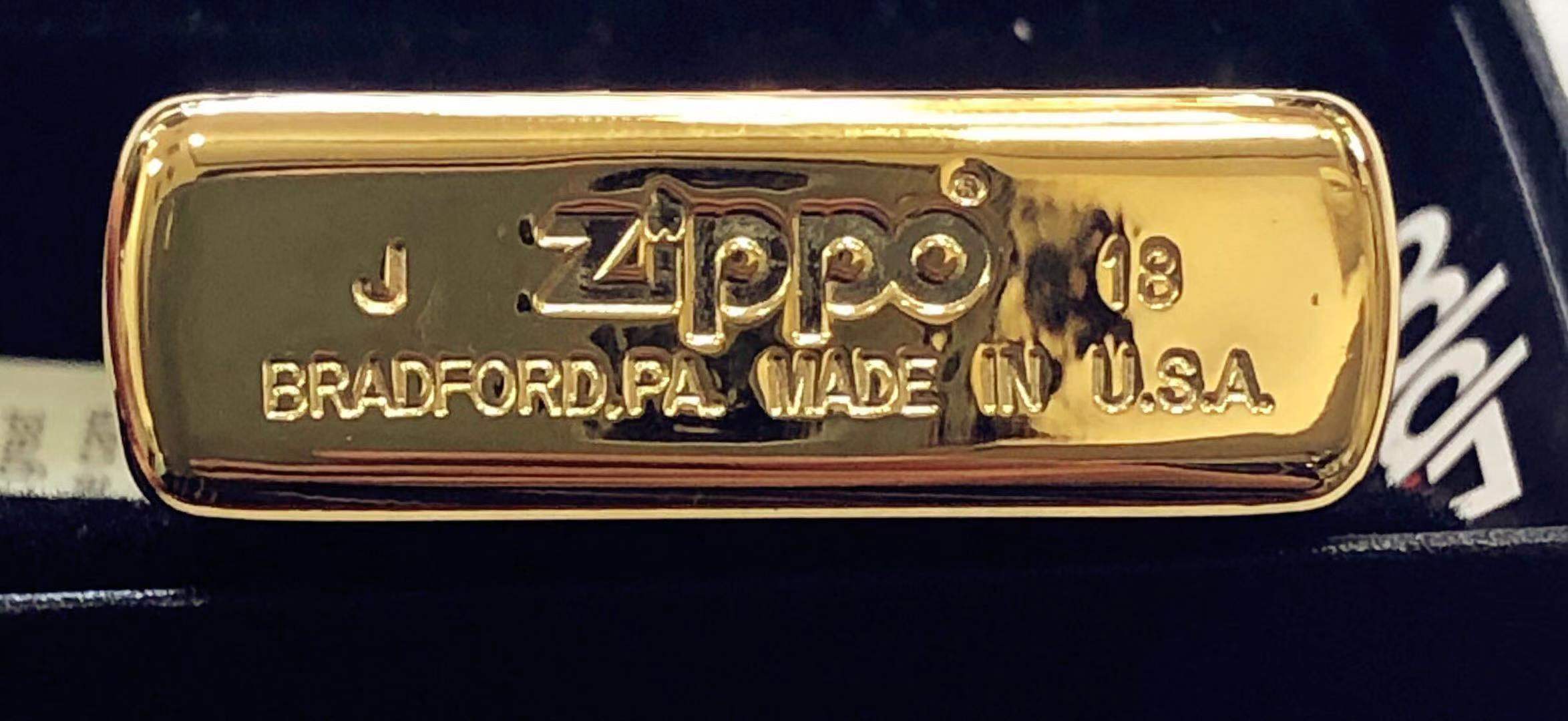 画像4: zippo 貝張り　金タンク仕様　2018年製造